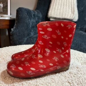 MIKI HOUSE rain shoes boots in excellent condition size 18 Japan / 13 US kids